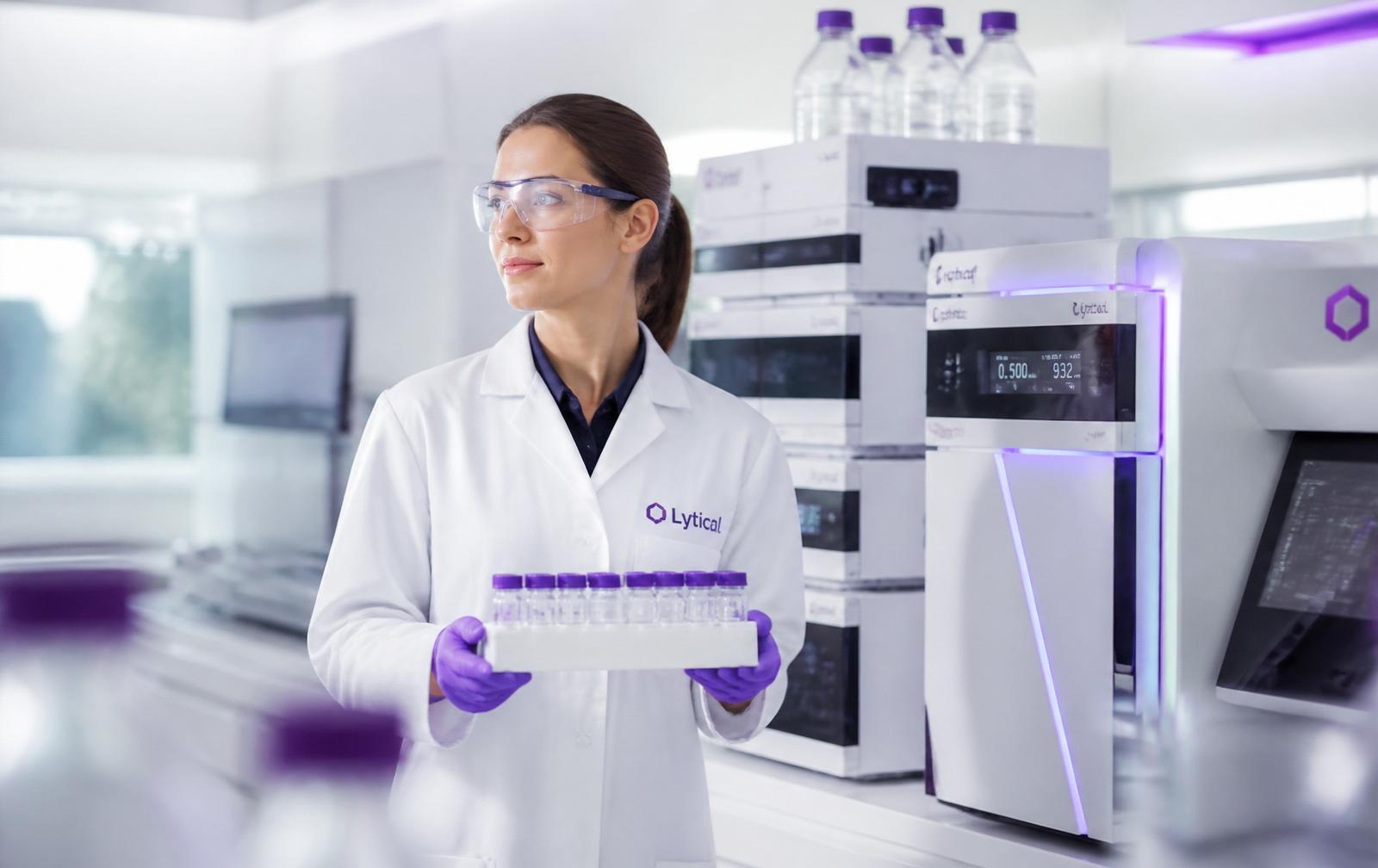 Research lab interior